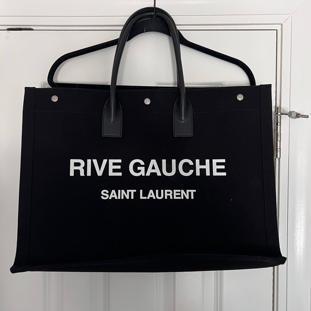 Saint Laurent Rive Gauche Tote in Canvas